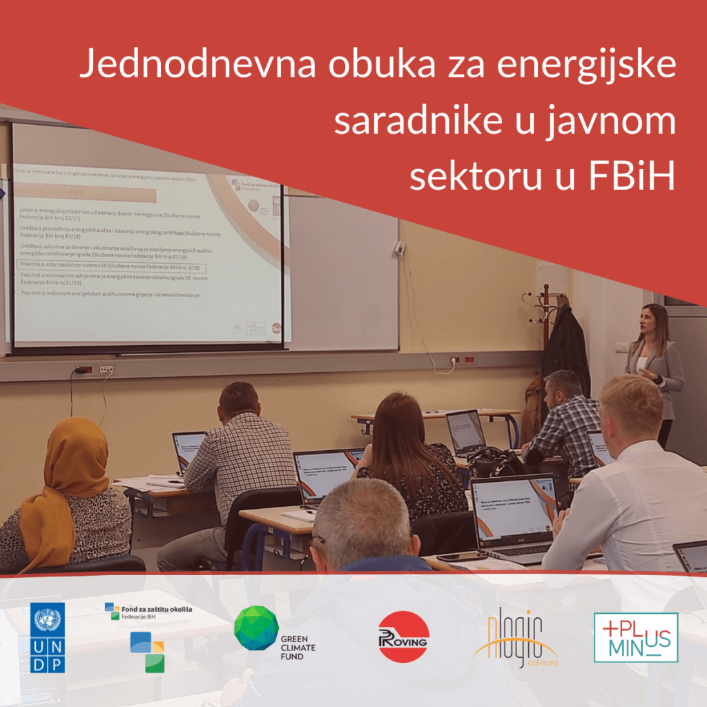 Održane jednodnevne obuke za energijske saradnike u javnom sektoru FBiH